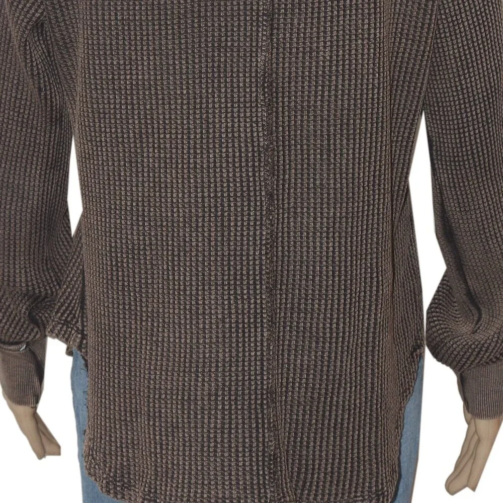Free People We The Free Holly Henley Top Duck Combo New XS